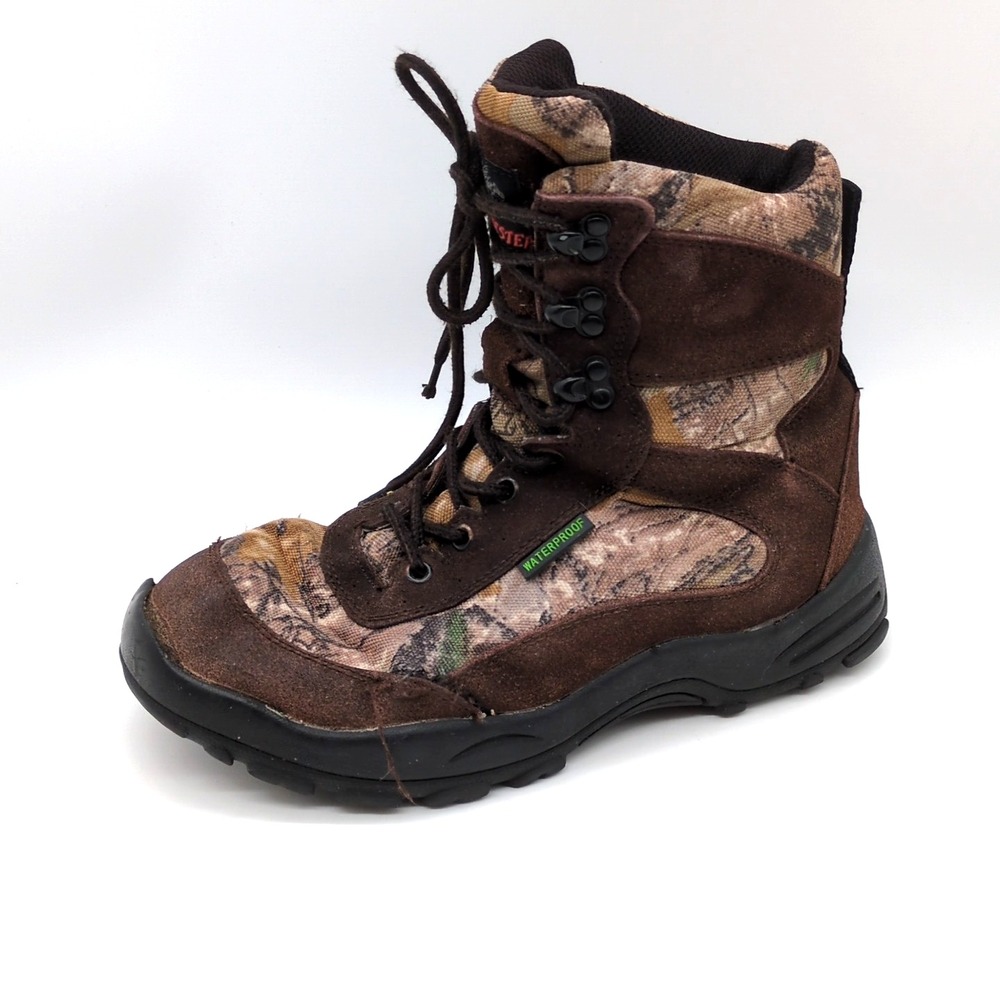 Winchester Boots Mens Brown Camo 6 Waterproof Thinsulate Shoe Work SRC-361260D